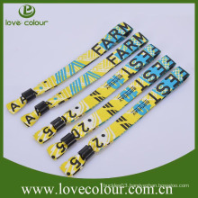 Cheap woven wristbands with custom logo